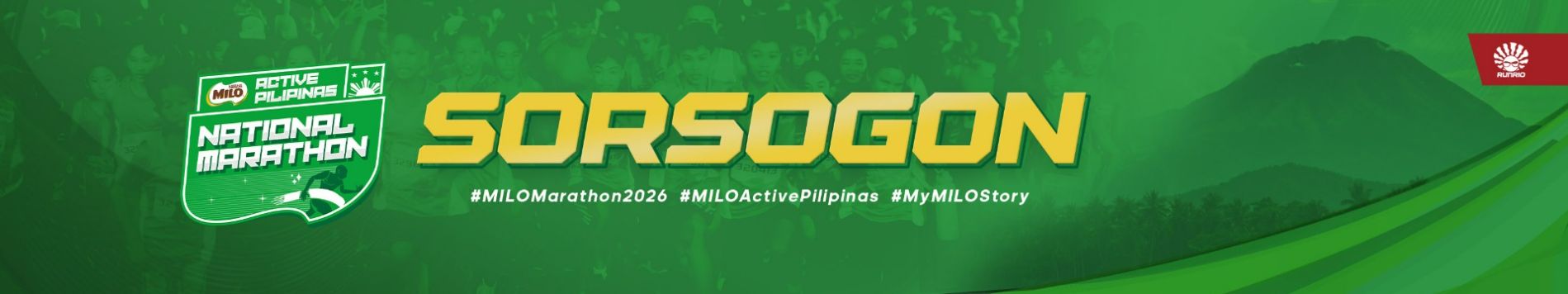 2026 National MILO® Marathon - Sorsogon Leg race event banner image