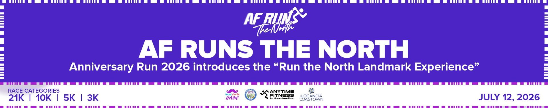AF Runs the North 2026 race event banner image