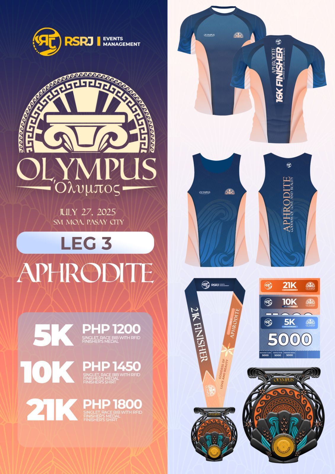 Zeus Rsrj Aphrodite Olympus Leg 3 2025 | Race Event Details & Registration