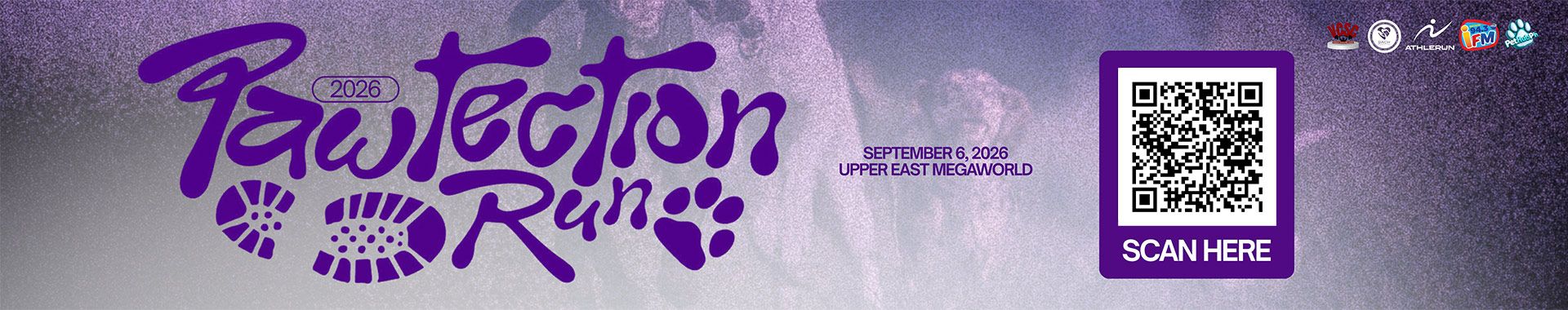 AthleRun Pawtection Run 2026 race event banner image