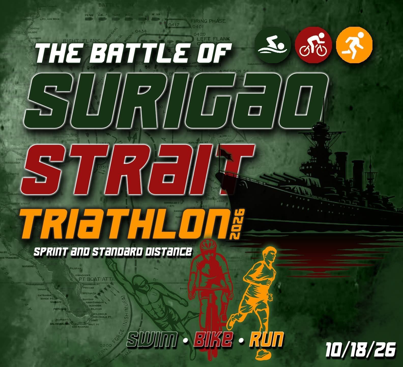 Battle of Surigao Strait Triathlon 2026 race event banner image