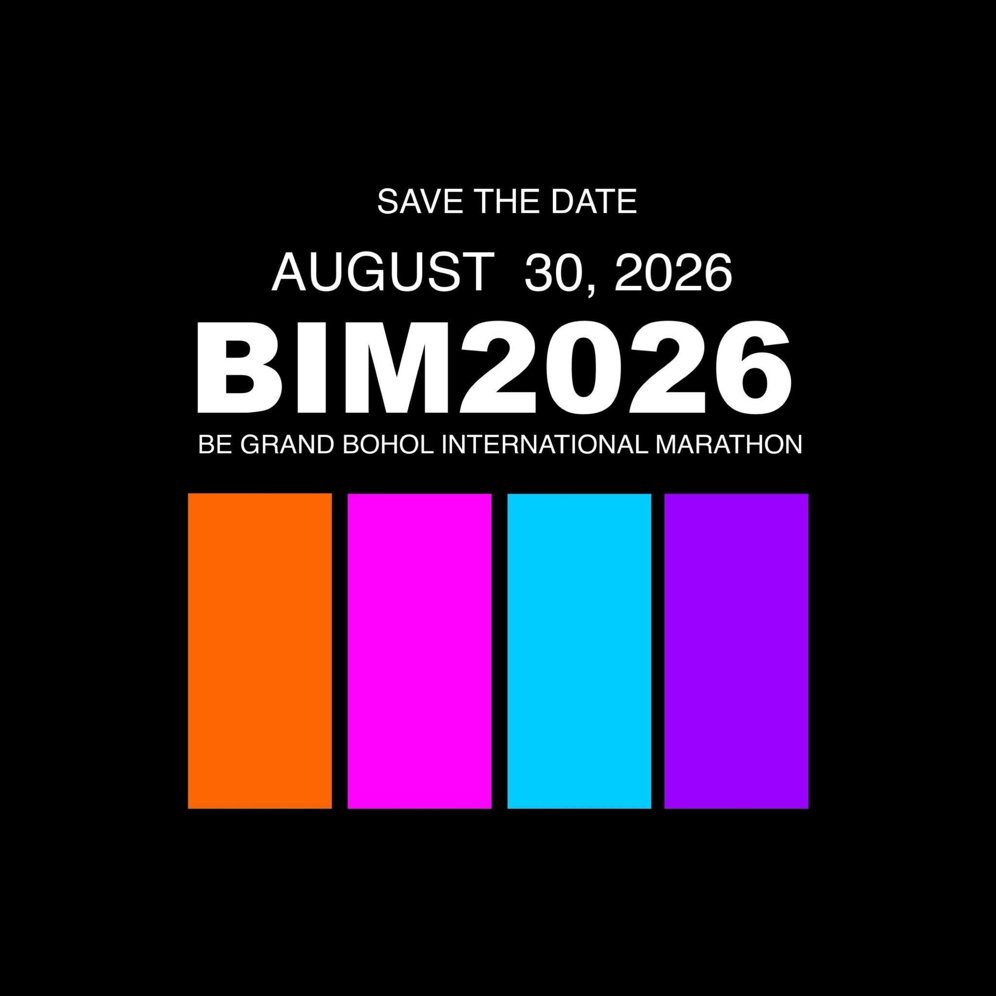 Bohol International Marathon 2026 race event banner image