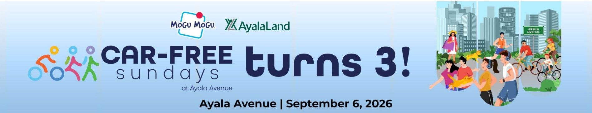 Car-Free Sundays At Ayala Ave. Turns 3 race event banner image