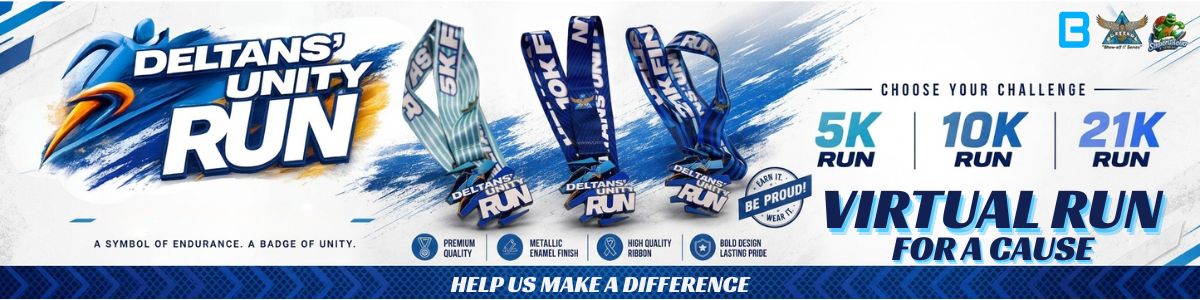 DELTANS' Unity Virtual Run race event banner image