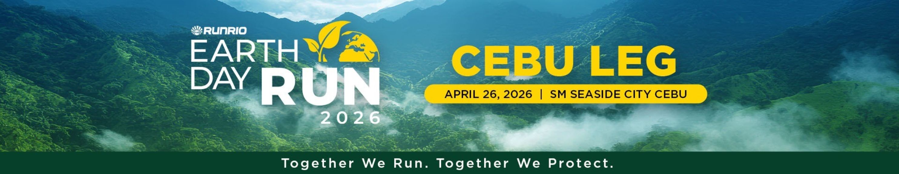Earth Day Run CEBU 2026 race event banner image