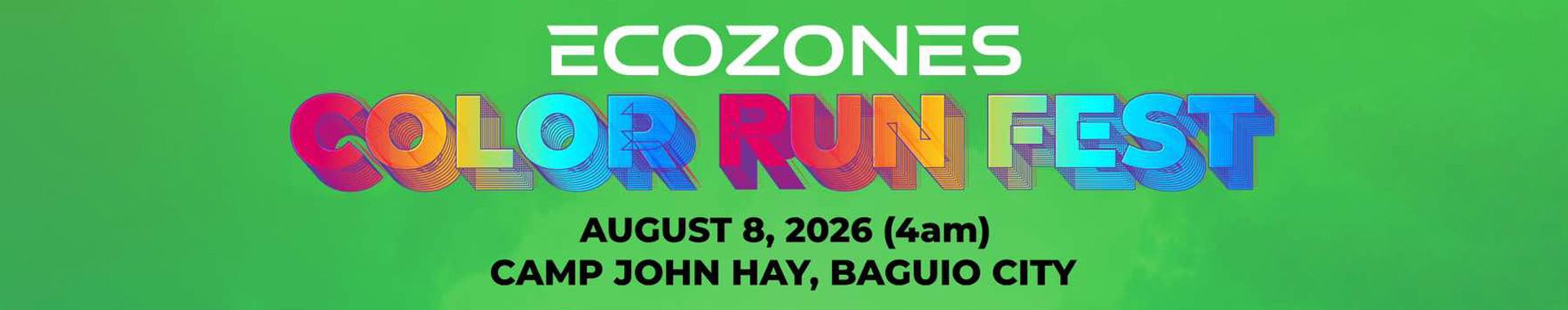 View details for Ecozones Color Run Fest 2026 Leg 2 race Ecozones Color Run Fest 2026 Leg 2 race event banner image