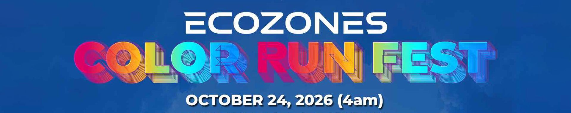 Ecozones Color Run Fest 2026 Leg 3 race event banner image