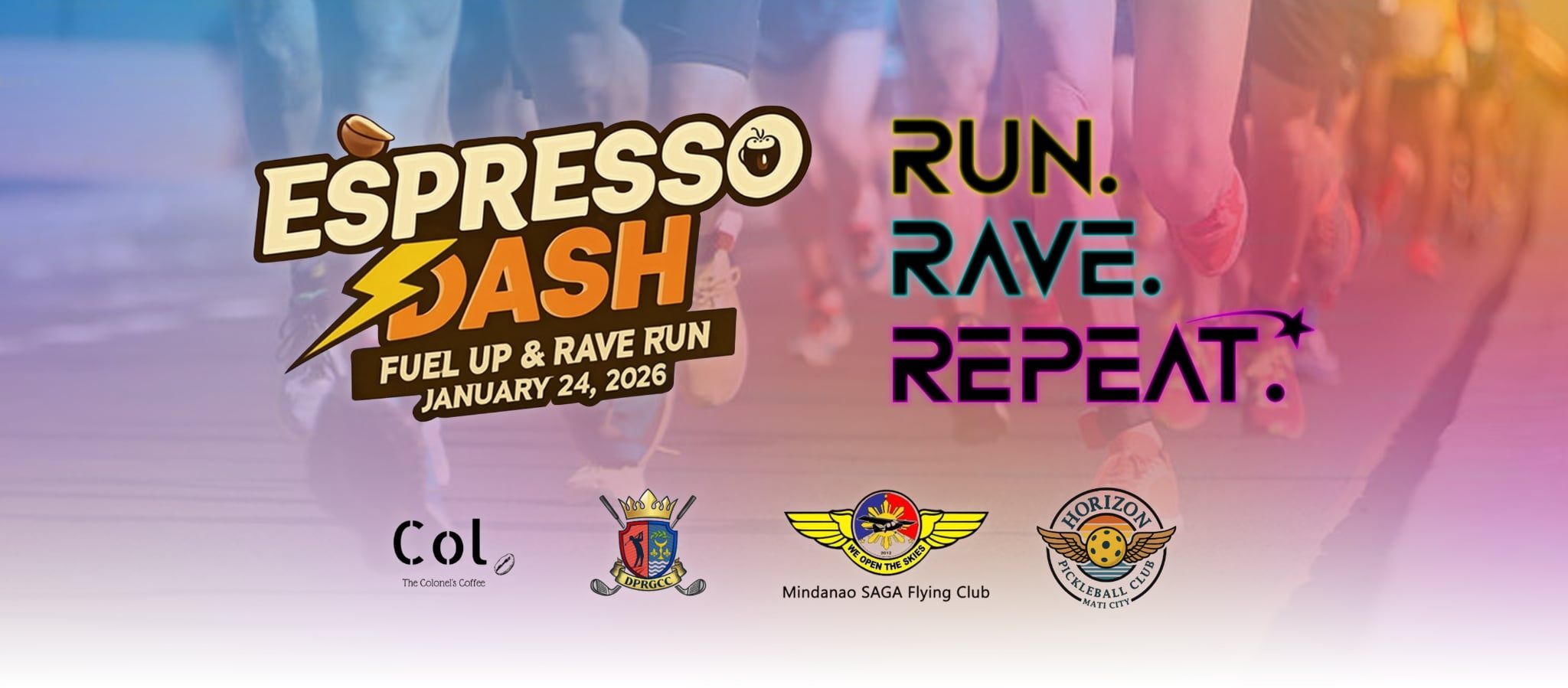 Espresso Dash 2026 race event banner image