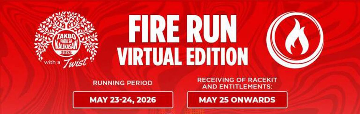 Fire Run 2026 Virtual Edition race event banner image