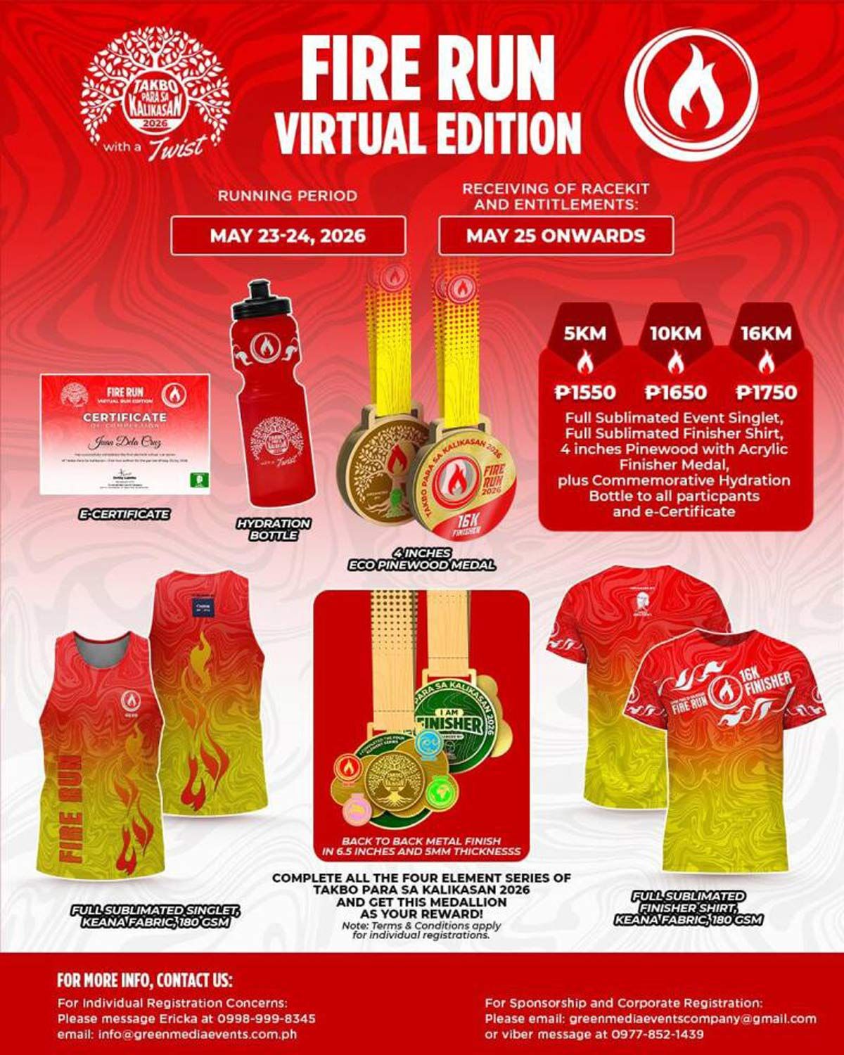Fire Run 2026 Virtual Edition 2026 | Race Event Details & Registration