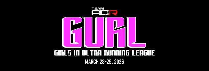 Girls in Ultra Running League (G.U.R.L) 2026 race event banner image
