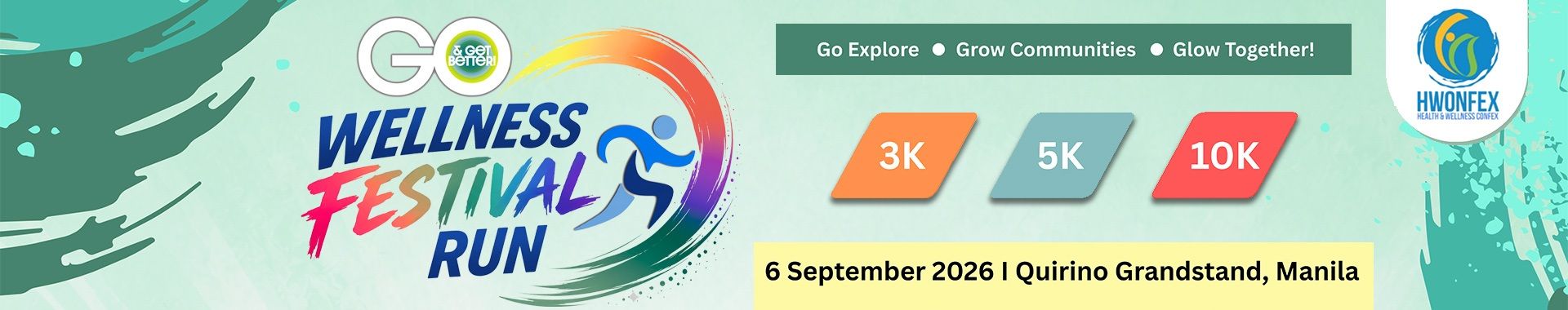 Go & Get Better: Wellness Festival Run 2026 race event banner image