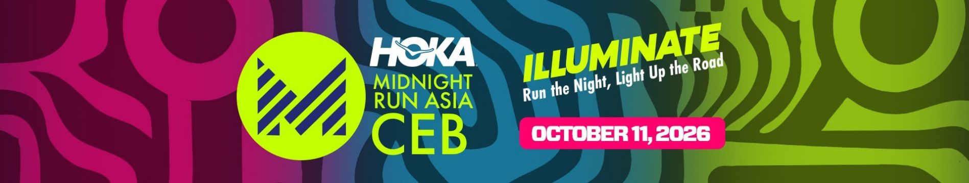 HOKA Midnight Run Asia 2026 - Cebu race event banner image
