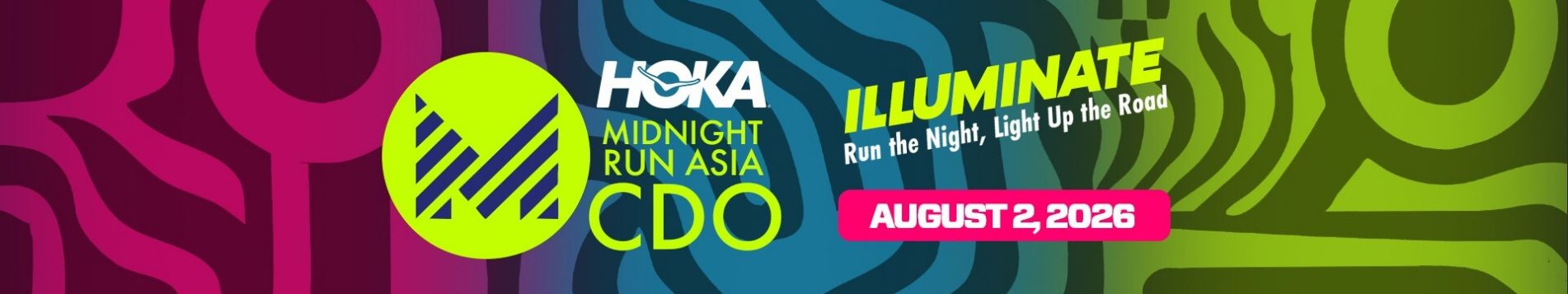 Hoka Midnight Run Asia 2026 - Cagayan de Oro race event banner image