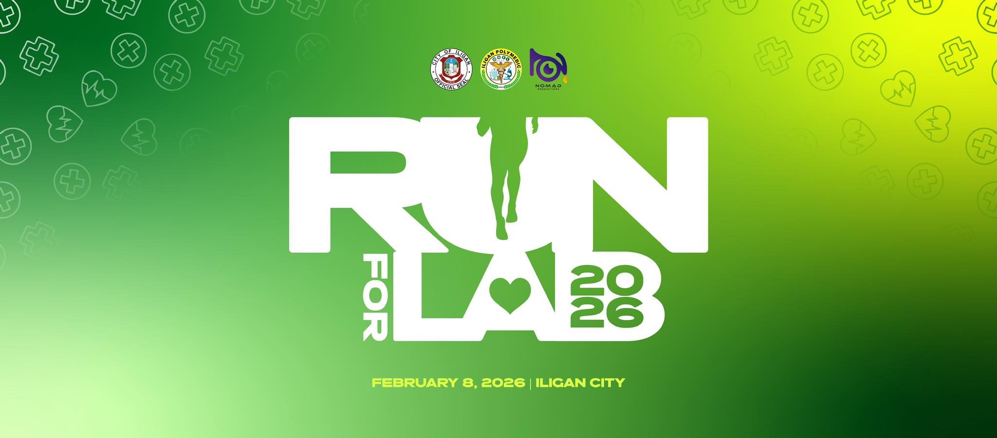 Iligan Polymedic Run for Lab 2026 race event banner image