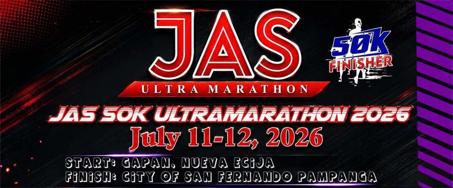 JAS 50K Ultramarathon 2026 race event banner image