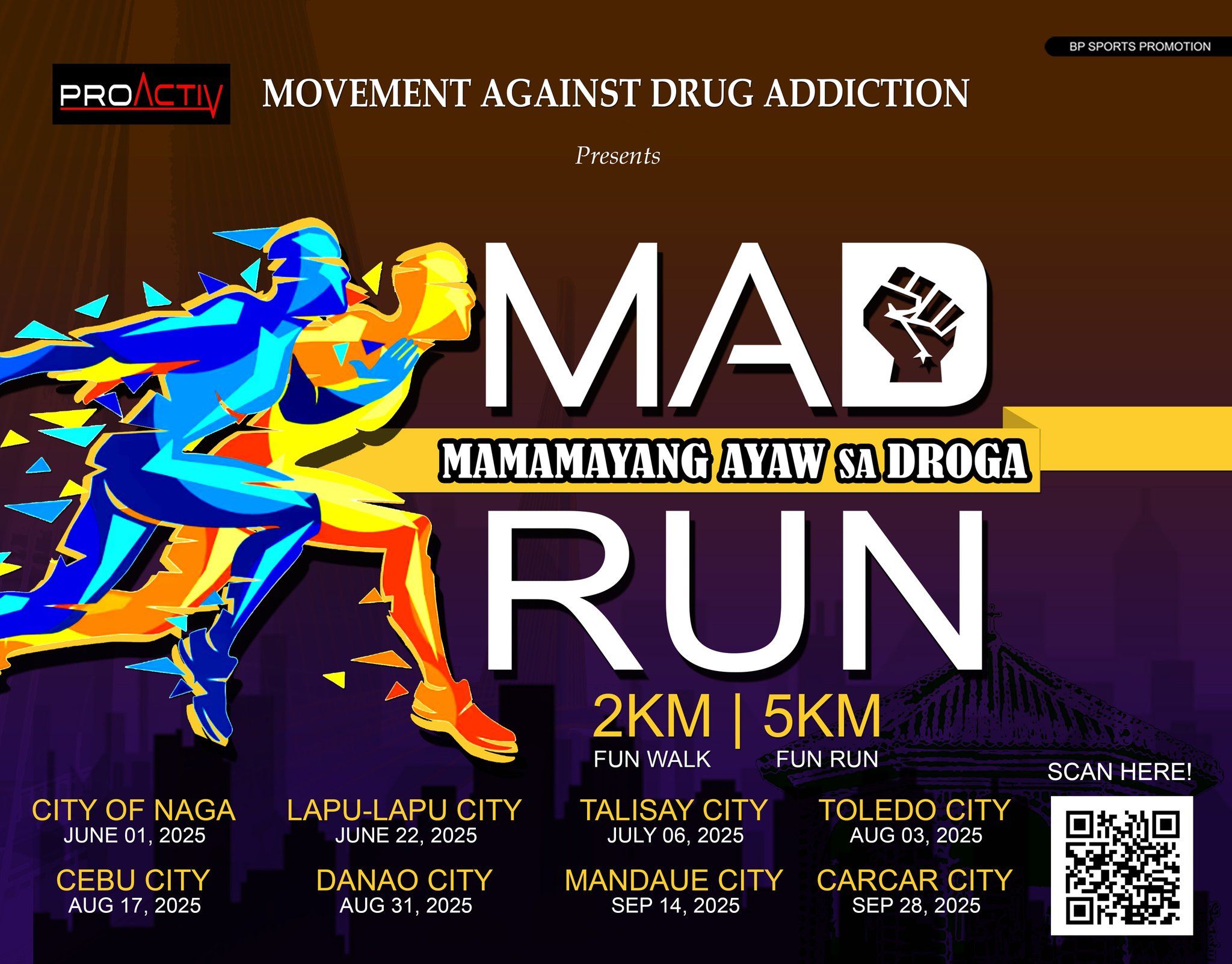 Mamamayang Ayaw sa Droga Run 2025 - Mandaue City
