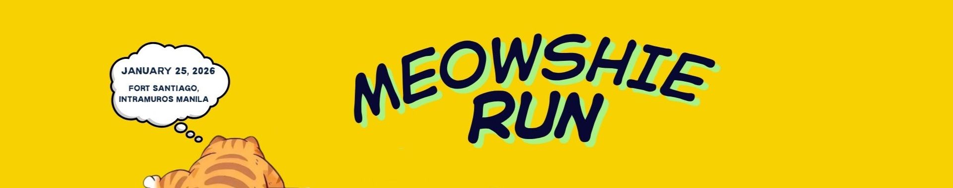 Meowshie Run race event banner image