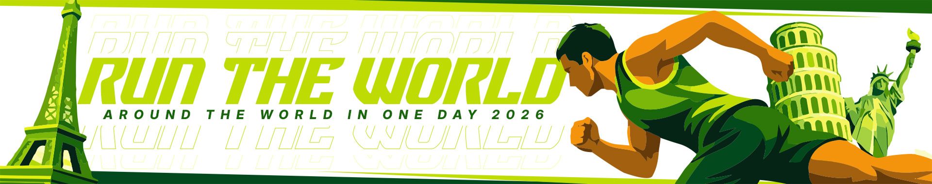 Run the World 2026 race event banner image