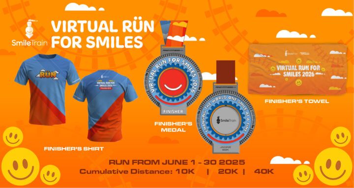 View details for Smile Train Virtual Run for Smiles 2026 race Smile Train Virtual Run for Smiles 2026 race event banner image