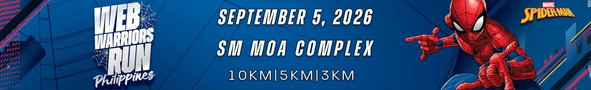 Spider-Man: Web Warriors Run 2026 race event banner image