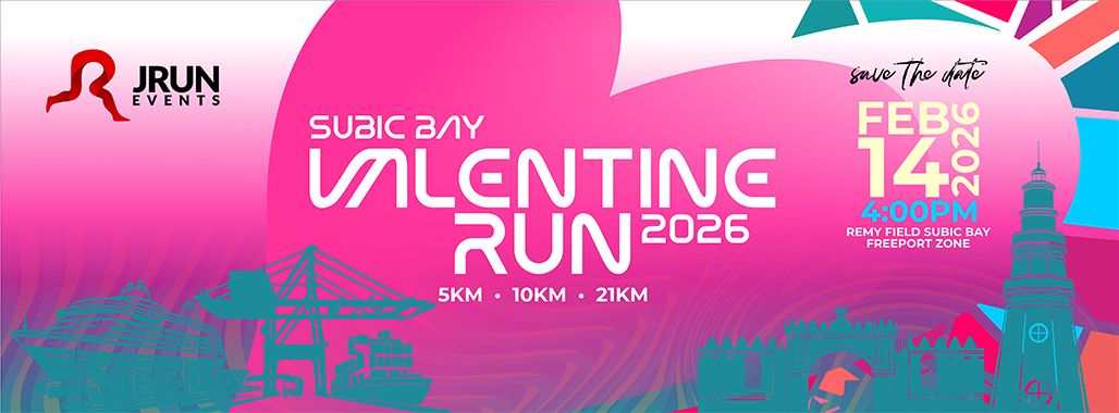 Subic Bay Valentine Run 2026 race event banner image