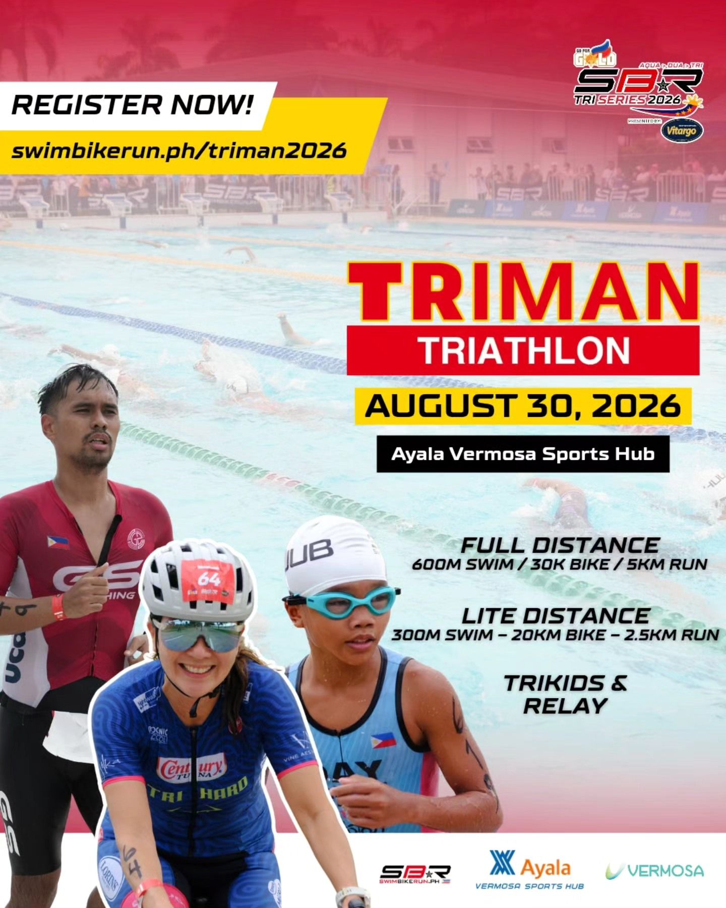 Triman Triathlon 2026 race event banner image