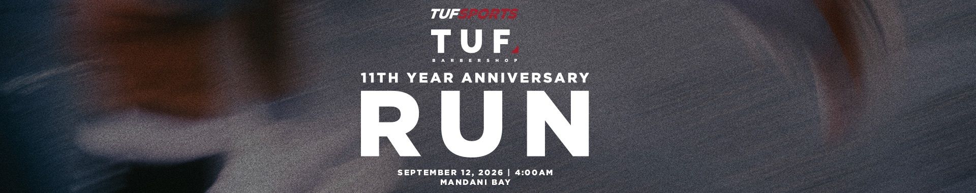 TUF 11th Anniversary Run race event banner image