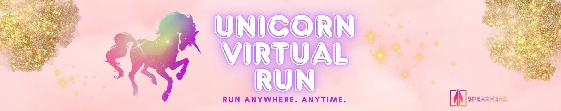 Unicorn Virtual Run race event banner image